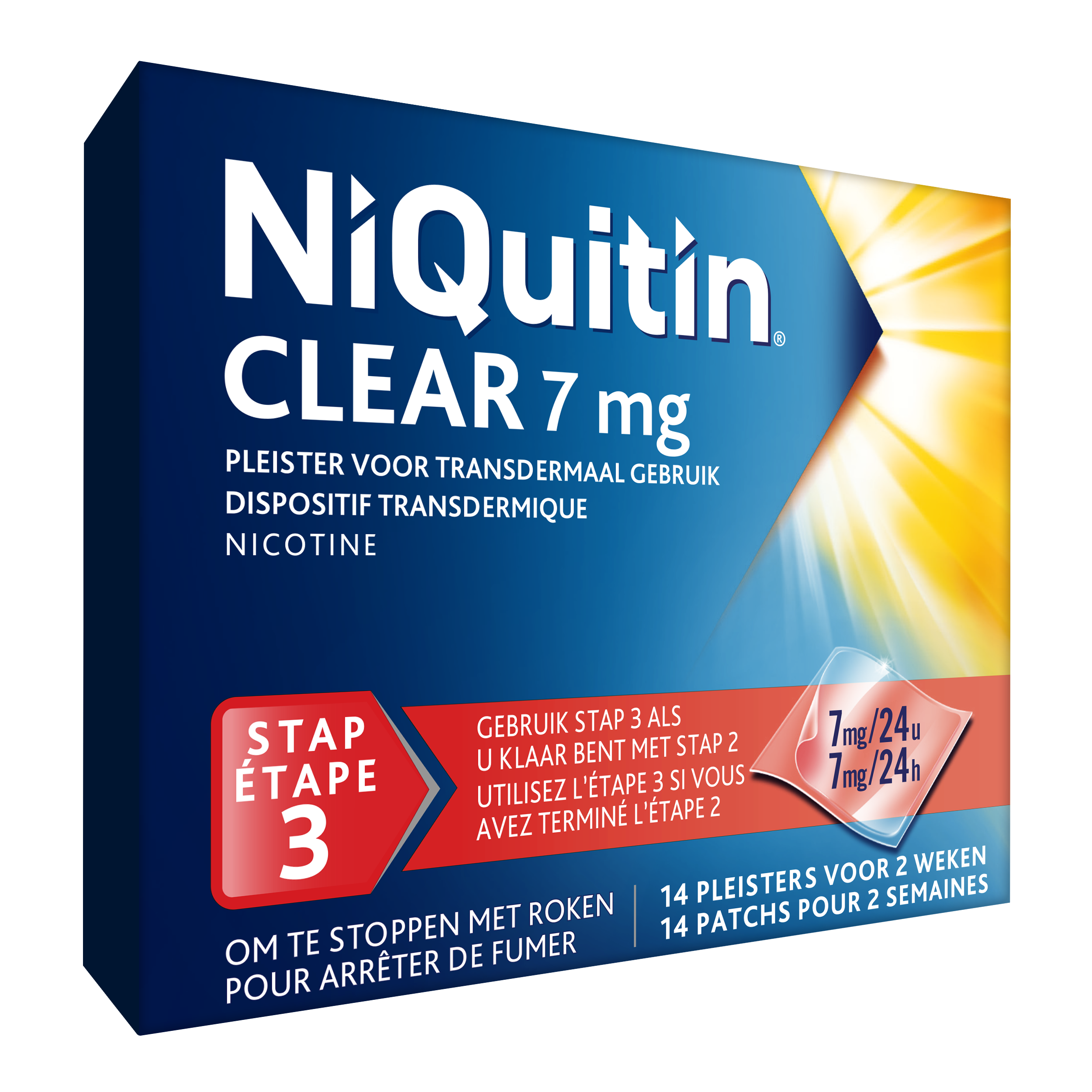 NiQuitin® Clear Patch/ 7 mg